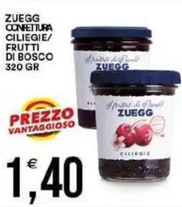 Vantaggio Cash&Carry Zuegg confettura ciliegie/ frutti di bosco offerta