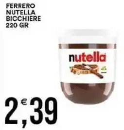 Vantaggio Cash&Carry Ferrero nutella bicchiere offerta