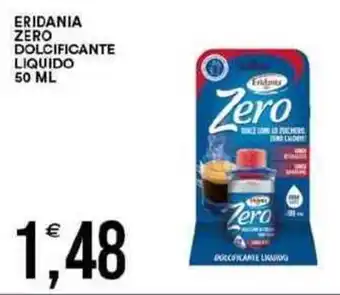 Vantaggio Cash&Carry Eridania zero dolcificante liquido offerta