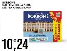 Vantaggio Cash&Carry Borbone caffe miscela nera decisa cialde 80+10 offerta