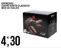 Vantaggio Cash&Carry Espresso caffe forte classico box 50 cialde offerta