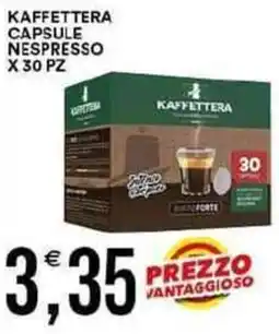 Vantaggio Cash&Carry Kaffettera capsule nespresso x 30 pz offerta