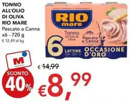 Migross Superstore Tonno all'olio di oliva RIO MARE offerta