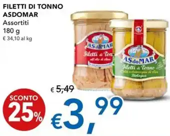 Migross Superstore Filetti di tonno ASDOMAR offerta