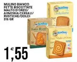 Vantaggio Cash&Carry Mulino bianco fette biscottate malto d'orzo/ armonia cereali/ rustiche/dolci offerta