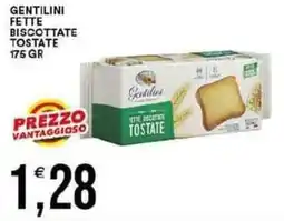 Vantaggio Cash&Carry Gentilini fette biscottate tostate offerta