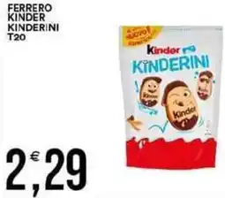 Vantaggio Cash&Carry Ferrero kinder kinderini T20 offerta
