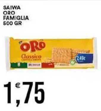 Vantaggio Cash&Carry Saiwa oro famiglia offerta