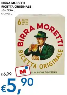 Migross Superstore Birra moretti ricetta originale offerta