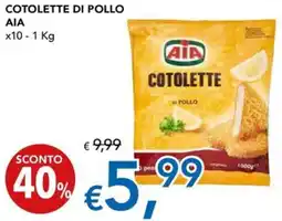Migross Superstore Cotolette di pollo AIA offerta