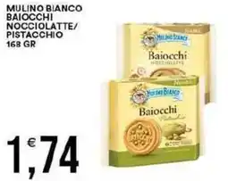 Vantaggio Cash&Carry Mulino bianco baiocchi nocciolatte/ pistacchio offerta