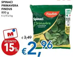 Migross Superstore Spinaci primavera FINDUS offerta