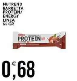 Vantaggio Cash&Carry Nutrend barretta protein/ energy linea offerta