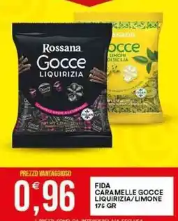 Vantaggio Cash&Carry Fida caramelle gocce liquirizia/limone offerta