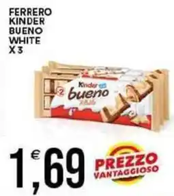 Vantaggio Cash&Carry Ferrero kinder bueno white x3 offerta