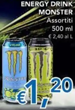 Migross Superstore Energy drink MONSTER offerta
