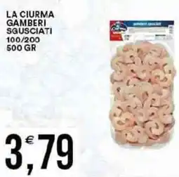 Vantaggio Cash&Carry La ciurma gamberi sgusciati 100/200 offerta