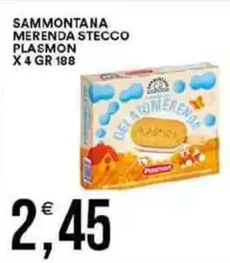 Vantaggio Cash&Carry Sammontana merenda stecco plasmon x4 offerta
