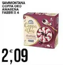 Vantaggio Cash&Carry SAMMONTANA COPPA ORO AMARENA FABBRI X 4 offerta