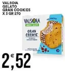 Vantaggio Cash&Carry Valsoia gelato gran cookies x3 offerta