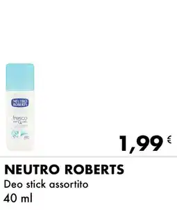 Iper Tosano NEUTRO ROBERTS Deo stick offerta
