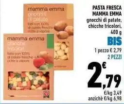 Conad Pasta fresca mamma emma gnocchi di patate, chicche tricolori offerta