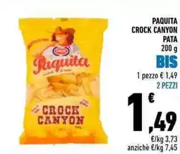 Conad Paquita crock canyon PATA offerta