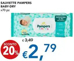 Migross Superstore Salviette PAMPERS BABY-DRY offerta
