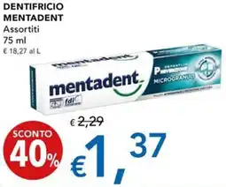 Migross Superstore Dentifricio MENTADENT offerta