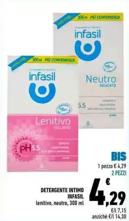 Conad Detergente intimo infasil lenitivo, neutro offerta