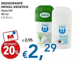 Migross Superstore Deodorante INFASIL DEOSTICK offerta