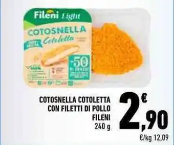 Cotosnella cotoletta con filetti di pollo FILENI