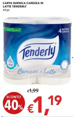 Migross Superstore Carta igienica carezza di latte TENDERLY offerta
