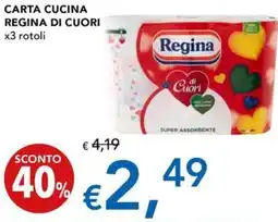 Migross Superstore Carta cucina REGINA DI CUORI offerta