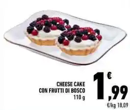 Conad Cheese cake con frutti di bosco offerta