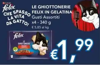 Migross Superstore Le ghiottonerie FELIX IN GELATINA offerta