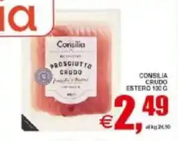 Pewex Consilia crudo estero offerta