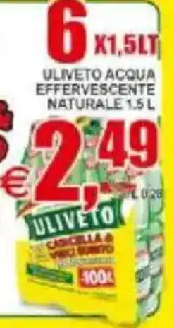 Pewex Uliveto acqua effervescente naturale offerta