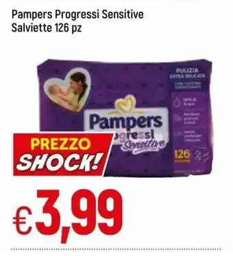 Famila Pampers Progressi Sensitive Salviette 126pz offerta