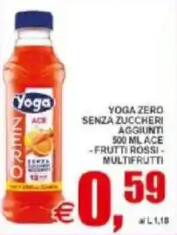Pewex Yoga zero senza zuccheri ace, frutti rossi, multifrutti offerta