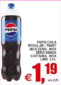 Pewex Pepsicola regular, twist, max zero offerta