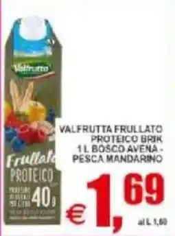 Pewex Valfrutta frullato proteico brik offerta