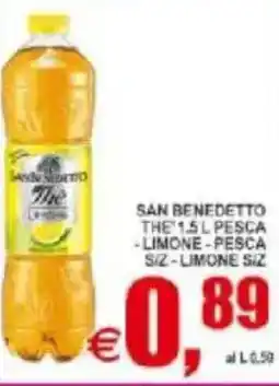 Pewex San benedetto the, pesca, limone, pesca sz, limone offerta