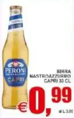 Pewex Birra nastro azzurro capri offerta