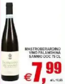 Pewex Mastro berardino vino falanghina sannio doc offerta