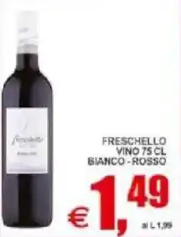 Pewex Freschello vino bianco, rosso offerta