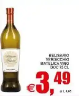Pewex Belisario verdicchio matelica vino doc offerta