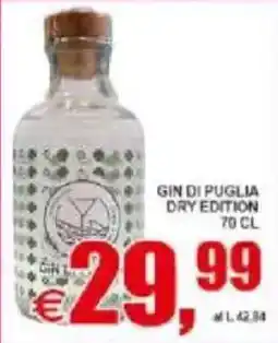 Pewex Gin di puglia dry edition offerta
