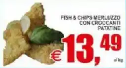 Pewex Fish & chips merluzzo con croccanti patatine offerta