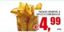 Pewex Patate crisper a spicchi con buccia offerta